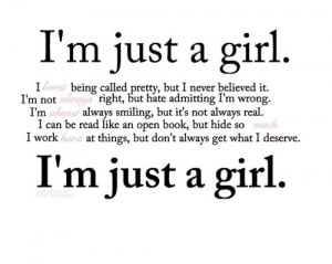 just a girl
