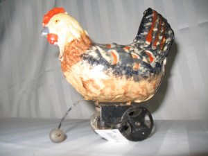 Late 1800’s German Chicken Tin Toy