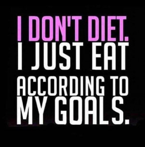 Fitness - eat for goals