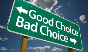 good choice-bad choice