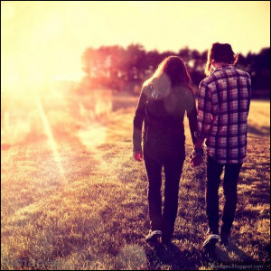 couple, holding-hand, cute, sun
