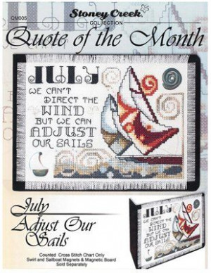 ... cross stitch pattern from Stoney Creek's Quote of the Month series