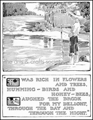 ... was rich in flowers and trees, Humming-birds and honey-bees