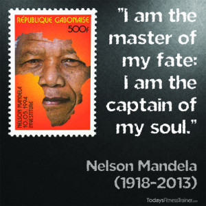 Today's post is dedicated to #nelsonmandela, a man who inspired the ...