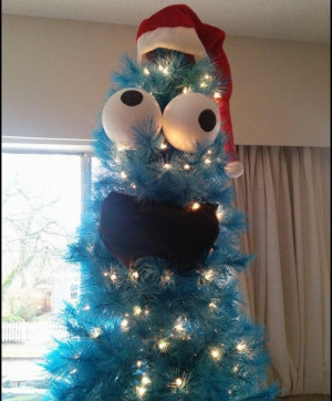 Cookie Monster Christmas Tree | Sesame Street | Know Your Meme