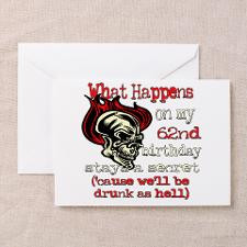 Drinking 62nd Greeting Cards (Pk of 10) for