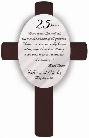 Anniversary Cross 25th - Commemorate a special anniversary ...