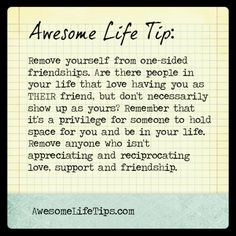 It's true, you find out who your friends truly are and who loves you ...