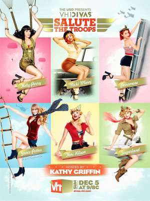 Katy Perry, Nicki Minaj, Hayley Williams Salute The Troops As Pin-Ups ...