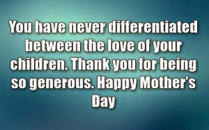 Even though we are far away, not only on Mother’s Day but on each ...