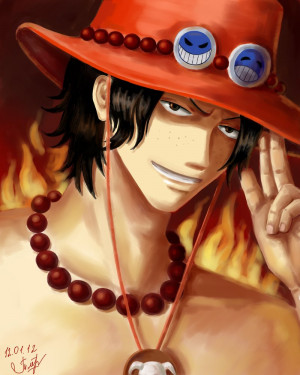 Portgas D Ace by AlyaTleulesova