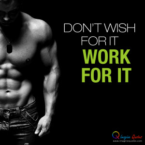 ... Quote wallpaper with bodybuilder background, six pack , upper body