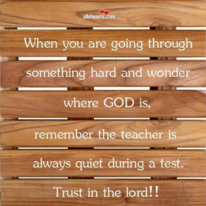 God is always with us!!