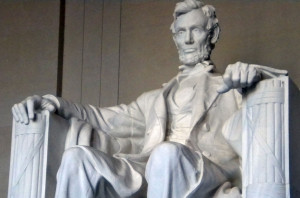 Statue of Abraham Lincoln, The Lincoln Memorial, Washington, D.C.