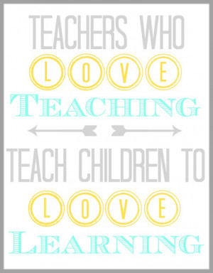 Printable Teacher Appreciation Quote from Blissful Roots