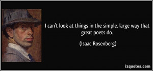 Isaac Rosenberg Quote