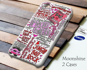 Mean Girls Collage Art Case for iPhone 4/4S iPhone 5/5S/5C and Samsung ...