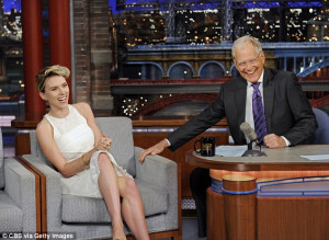 Swan song: Letterman (above withScarlett Johansson) has hosted Late ...