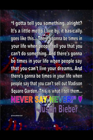 Justin Bieber quotes