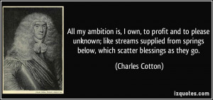 More Charles Cotton Quotes