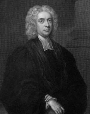 Portrait of Bishop Joseph Butler (1692-1752).