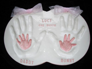 Mommy And daddy Hand Prints