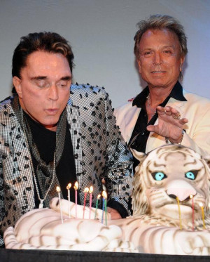Roy Horn and Siegfried Fischbacher celebrate Roy's birthday at The ...