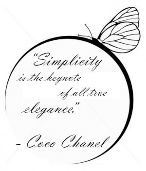 Coco Chanel Quotes Simplicity Coco Chanel Quotes Simplicity