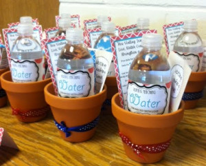 Inside each pot was a Book Mark, a small handout aboutChrist (Sun/Son ...