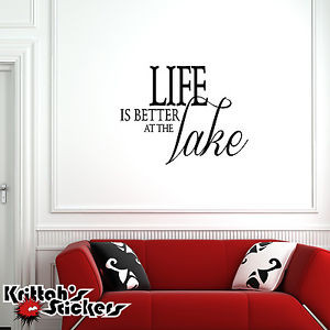 Life-is-Better-at-the-Lake-Vinyl-Wall-Decal-Quote-home-design-decor ...