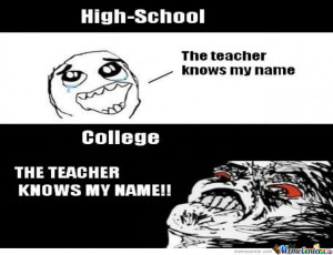 High School Vs College