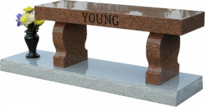 Model SD-002 Young Granite Memorial Bench Quote