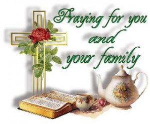 Anyone want to send prayers or condolences to a family in need?