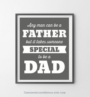 Typographic Father’s Day Quote