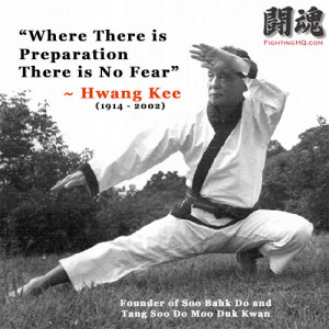 Quotations from masters of Korean Martial Arts, such as Tae Kwon Do ...
