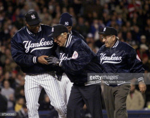 Yankee legends and Hall of Famers Phil Rizzuto (front) and Y : News ...