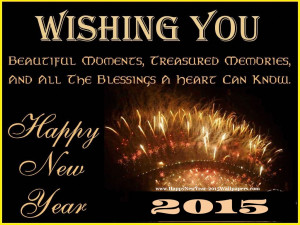Happy New Year 2015 Messages Wishes with Wallpapers
