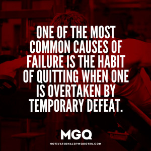 One of the most common causes of failure…