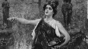 drawing of Lady Macbeth in “Macbeth” by William Shakespeare.