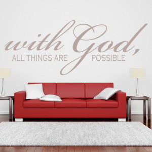 With-God-All-Things-Are-Possible-Quote-Wall-Stickers-Wall-Art-Decal ...