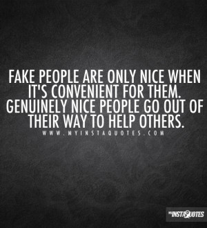 Quotes About People Being Fake
