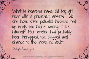 GIVEAWAY & Review ~ Stealing the Preacher by Karen Witemeyer