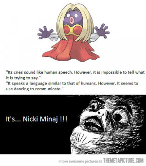Funny photos funny Nicki Minaj Pokemon