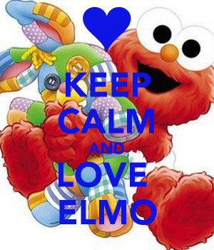 Cuscino Peluche Elmo Loves You