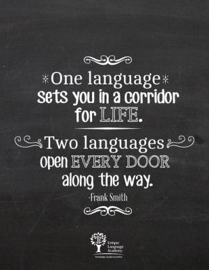 ... will open - Unique Language Academy Colima - Original Chalkboard Quote