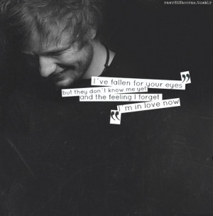 My place. - ed sheeran lyrics | Tumblr on We Heart It -... | We ...