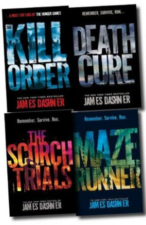 ... Books Set (The Scorch Trials, The Maze Runner, Death Cure, The Kill