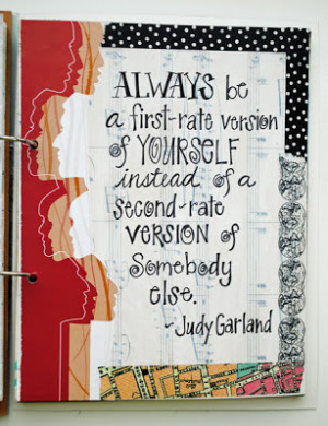 of a second rate version of somebody else judy garland