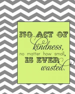 Kindness quote- free printable