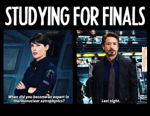 Funny memes – [Studying for finals]